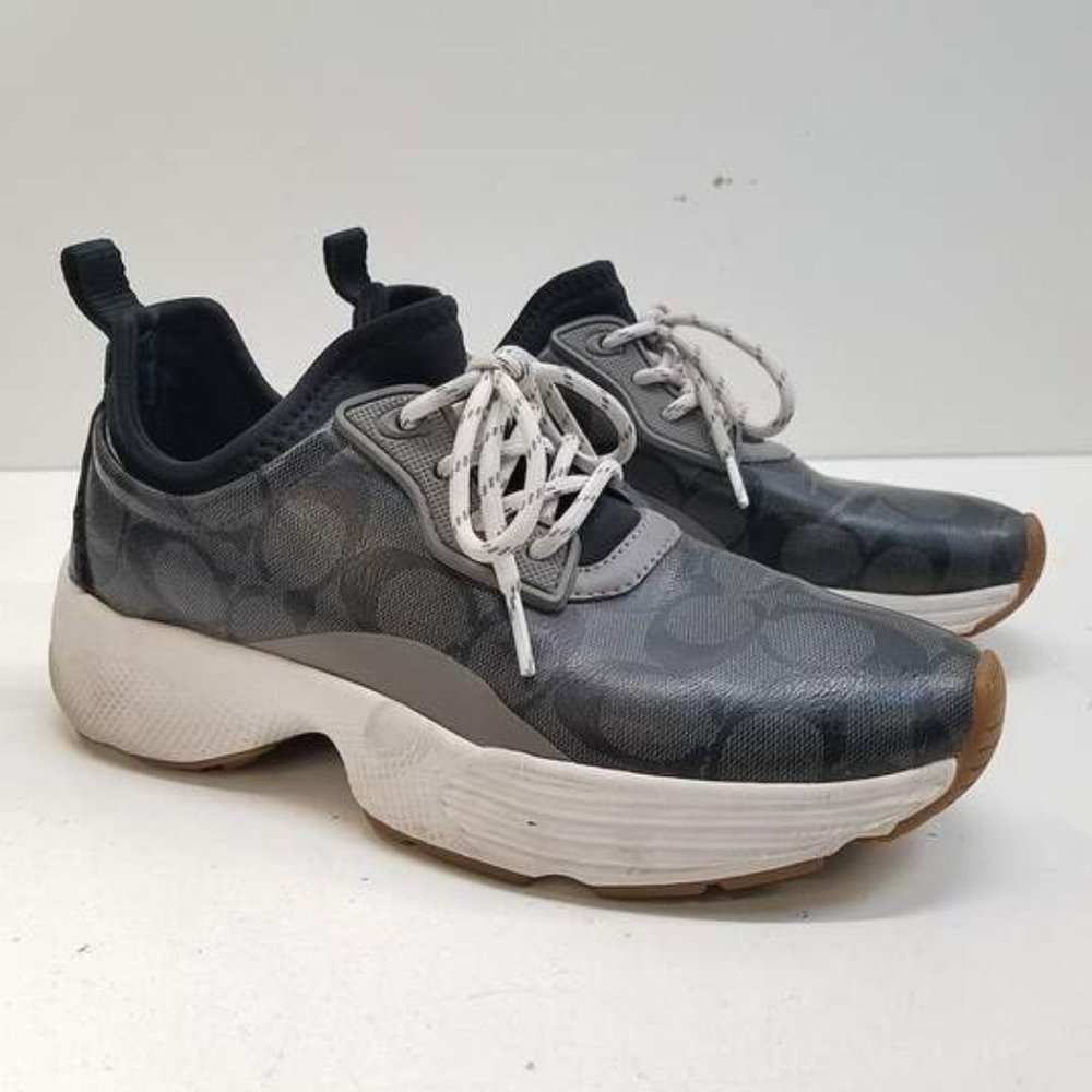 Coach C270 Sneaker Black Grey 7.5